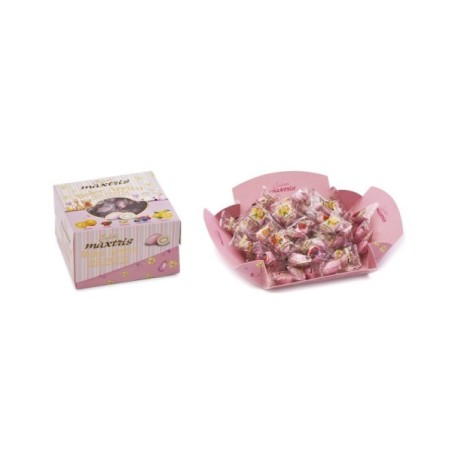 Box Confetti Dolce Arrivo Maxtris Mix Frutta Rosa 500 gr