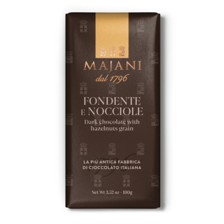 TAVOLETTA MAJANI FONDENTE E NOCCIOLE  GR. 100
