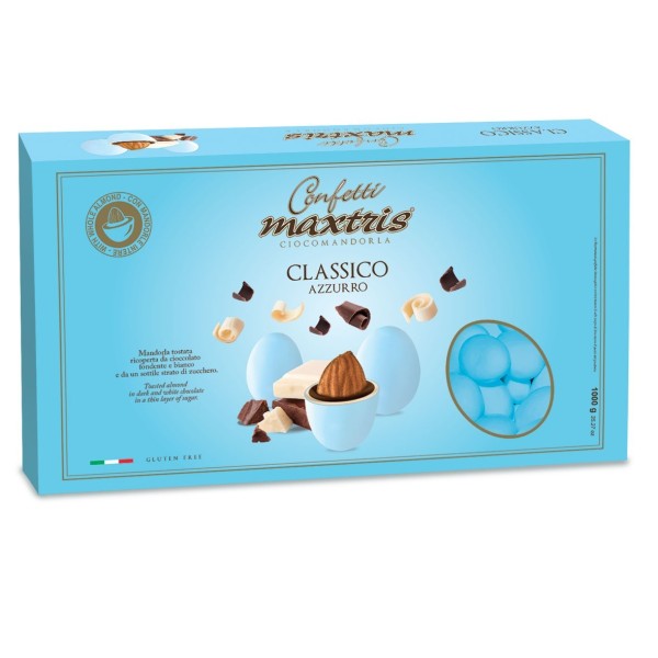 Confetti Maxtris Choco Stars Azzurro 500 g