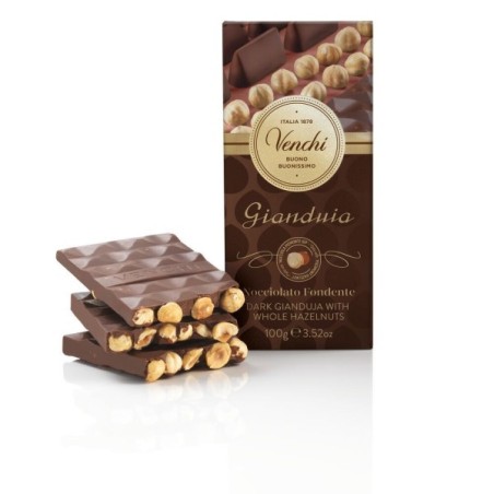 Tavoletta Venchi Nocciolata Gianduia Fondente 100 g