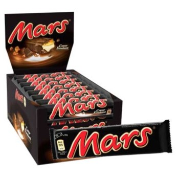 Mars, 10 barrette al cioccolato ripiena di caramello filante 51g