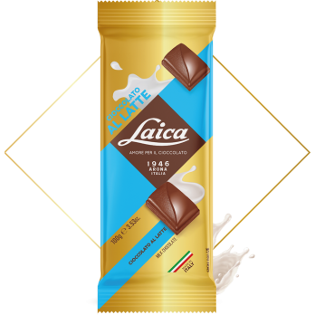 Tavoletta di cioccolato Laica al latte 100 g