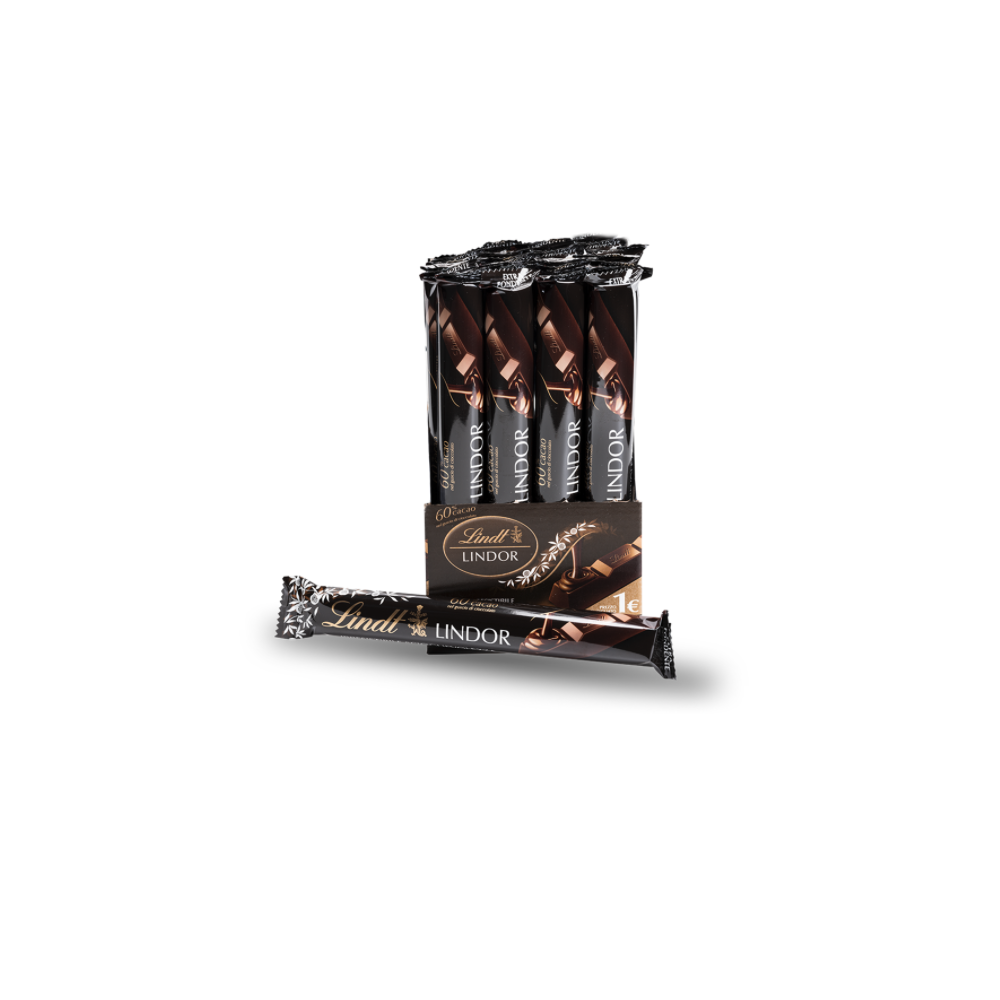 Stick LINDOR 60% Cacao 10 pz 37g