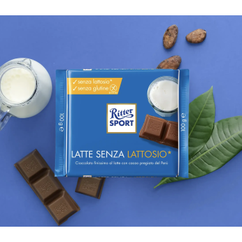 RITTER SPORT - LATTE SENZA LATTOSIO & SENZA GLUTINE