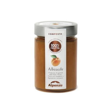 COMPOSTA DI ALBICOCCHE 100% DA FRUTTA 350 G.