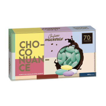 CONFETTI MAXTRIS CHOCO NUANCE ACQUA MARINA 1 KG