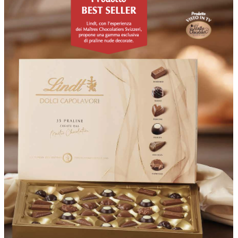 Dolci Capolavori Lindt 32 praline assortite Fondenti 316g