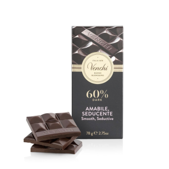 Tavoletta Venchi di cioccolato fondente 60% 78 g