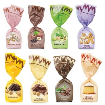 CIOCCOLATINI CUNEESI MANDRILE & MELIS PRALINE MISTO SENZA LIQUORE 1 KG