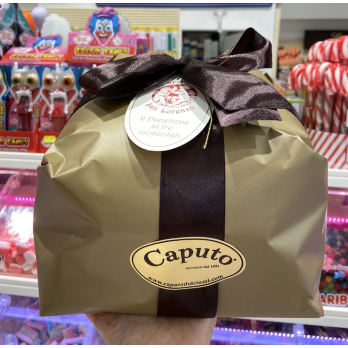 PANETTONE CAPUTO AI TRE CIOCCOLATI 1KG