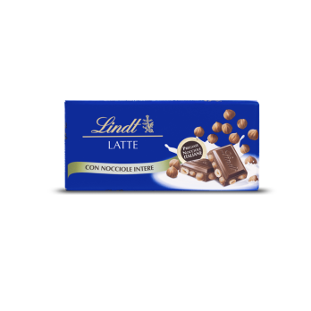 TAVOLETTA LINDT LATTE E NOCCIOLE IGP GAMME BLEUE 100 GR
