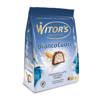 Cioccolatini Witor's Cioccolato bianco crema latte e cereali 700 gr