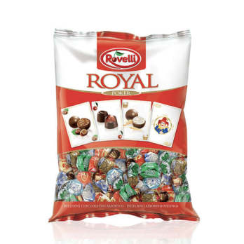 Cioccolati Rovelli Royal assortiti Ciliegia, bianco e nocciola + gusto a sorpresa 800 gr