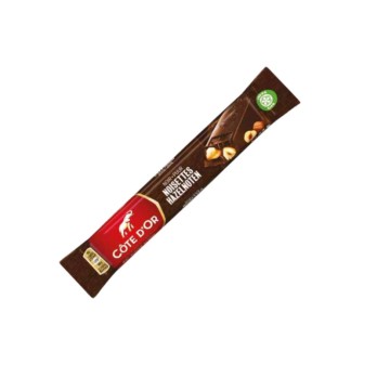 BARRETTA CIOCCOLATO FONDENTE CON NOCCIOLE- COTE D'OR  47 GR