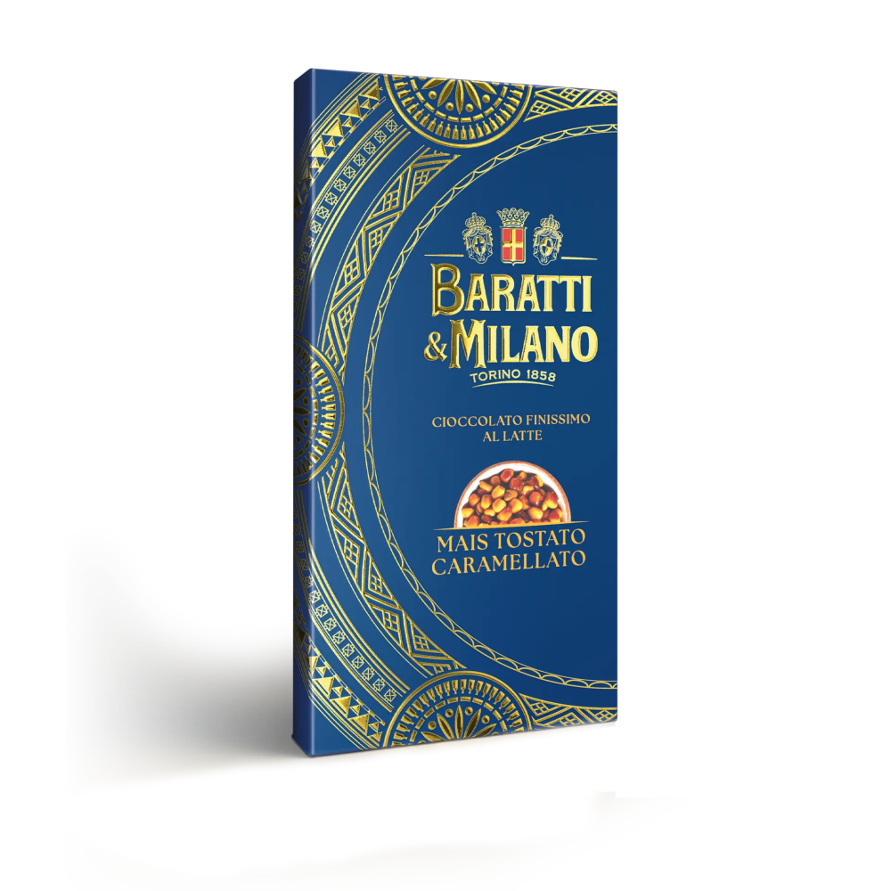 Tavoletta Baratti e Milano latte e mais caramellato 75gr