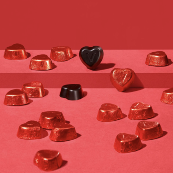 CUORI VENCHI VALENTINES EXTRA FONDENTI 75% 1 KG