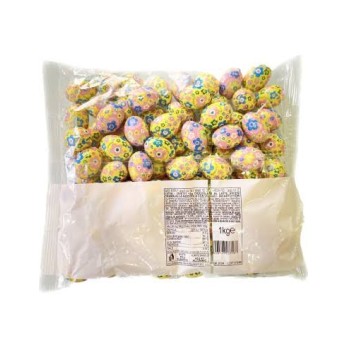 KG OVETTI CIOCCOLATO LATTE CREMA NOCCIOLA E CEREALI LAICA PASQUA