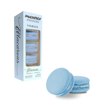 5 Macaron Maxtris Gusto Vaniglia Carta da Zucchero