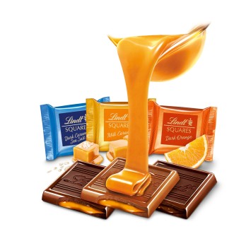 Cioccolatini squares assortiti lindt 1 kg