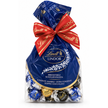 Sacchetto Lindor assortiti fondente 50/60/70% 287gr