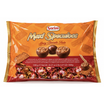 Sorini Maxi Speculoos – Cioccolatini al Latte con Crema al Biscotto 1 kg