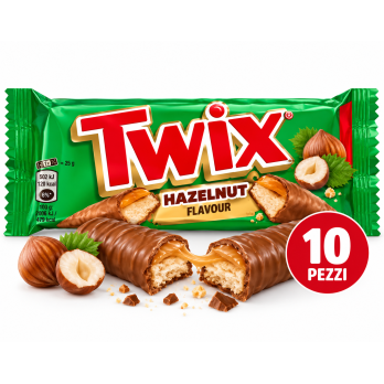 Twix Hazelnut – Confezione da 10 pezzi