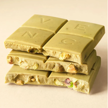 TAVOLETTA DI CIOCCOLATO AL PISTACCHIO CON PISTACCHI INTERI 95 g