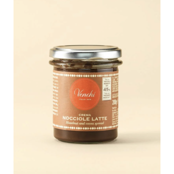 Crema spalmabile Venchi latte e nocciole 200 g
