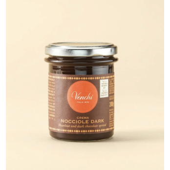Crema spalmabile Venchi fondente e nocciole 200 g