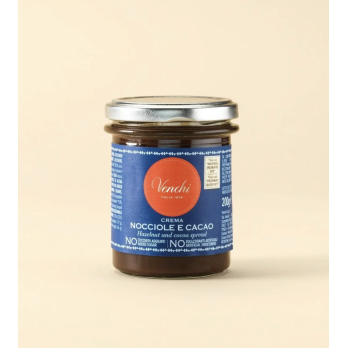 Crema spalmabile Venchi nocciola NO Zuccheri Aggiunti 200 g