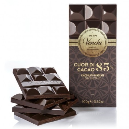 Tavoletta Venchi cuor di cacao 85%  100 gr