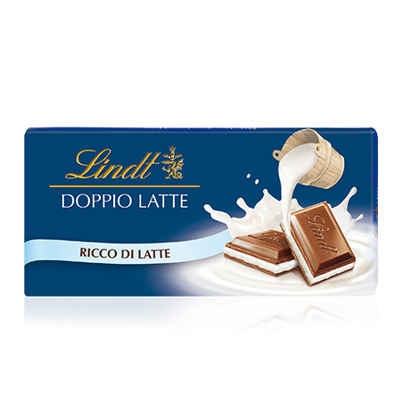 Tavoletta Lindt doppio latte Gamme Bleue 100 gr